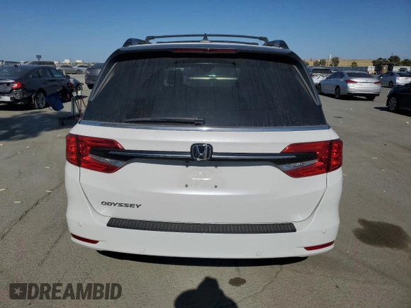 2024 Honda Odyssey EX-L z VIN 5FNRL6H65RB047405, wystawiony jako Copart lot #57880245 z przebiegiem Nie podano mil oraz Czysty tytuł • Clean title. Historia ofert i sprzedaży dostępna na DreamBid. Obrazek 6.