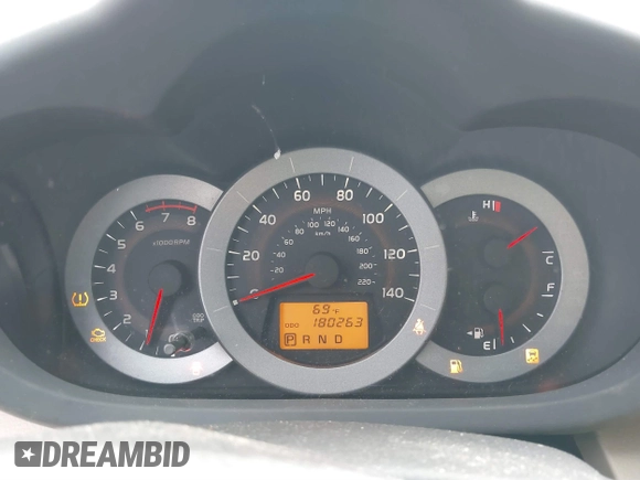 2010 Toyota RAV4 Limited with VIN 2T3YF4DV2AW039779, listed as a IAAI auction lot 41464460 with 180,263 mi miles and . Bid and sale history available at DreamBid. Image 7.
