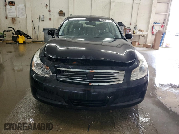 2007 Infiniti G35 Journey with VIN JNKBV61E67M721657, listed as a Copart auction lot 55496735 with 139,690 mi miles and Salvage Title. Bid and sale history available at DreamBid. Image 5.