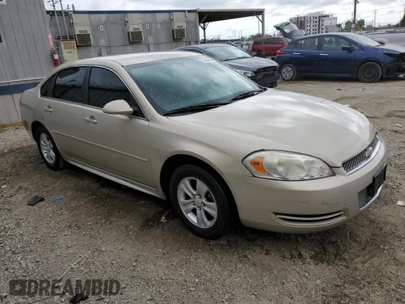 2012 Chevrolet Impala LS Fleet with VIN 2G1WF5E3XC1163362, listed as a Copart auction lot 53824555 with 228,984 mi miles and Clean Title. Bid and sale history available at DreamBid. Image 4.