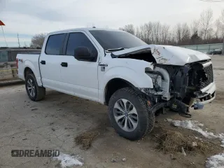 2019 Ford F-150 XL with VIN 1FTEW1E52KKF11344, listed as a Copart auction lot 45634535 with 89,411 mi miles and Salvage Title. Bid and sale history available at carsss.com. Image 4.