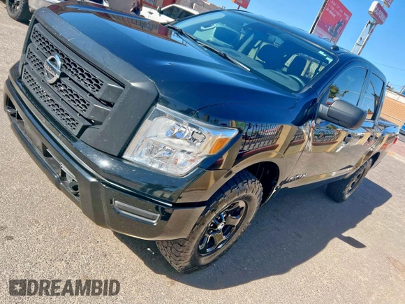 2021 Nissan Titan SV with VIN 1N6AA1EC7MN515710, listed as a Copart auction lot 59066765 with 71,500 mi miles and Clean title. Bid and sale history available at DreamBid. Image 2.