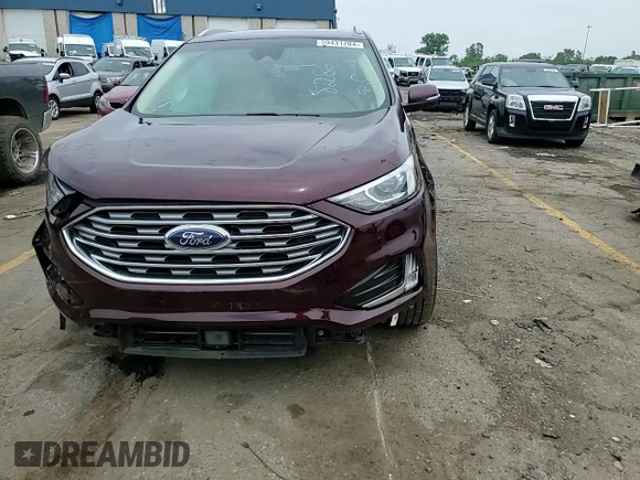 2020 Ford Edge SEL with VIN 2FMPK4J92LBB18286, listed as a Copart auction lot 59431204 with 41,607 mi miles and Non Repairable. Bid and sale history available at carsss.com. Image 11.
