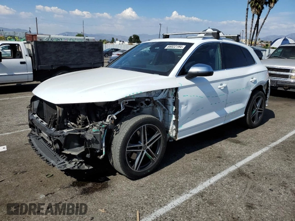 2018 Audi SQ5 Premium Plus with VIN WA1A4AFY6J2232811, listed as a Copart auction lot 66022194 with 56,315 mi miles and Salvage Title. Bid and sale history available at DreamBid. Image 1.