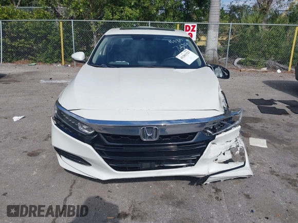 2018 Honda Accord EX-L with VIN 1HGCV2F57JA017839, listed as a IAAI auction lot 41281323 with 83,986 mi miles and . Bid and sale history available at DreamBid. Image 6.