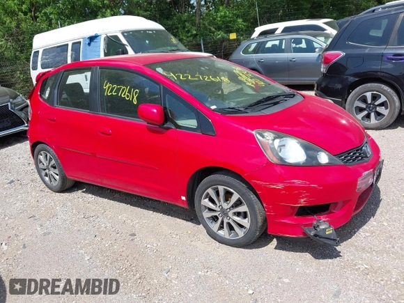 2012 Honda Fit Sport with VIN JHMGE8H54CC030747, listed as a IAAI auction lot 42272618 with 115,347 mi miles and . Bid and sale history available at DreamBid. Image 1.