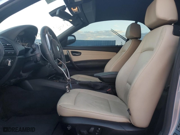 2013 BMW 1 Series 128i with VIN WBAUN1C54DVR01247, listed as a Copart auction lot 79449164 with 0 mi miles and Salvage Title. Bid and sale history available at carsss.com. Image 7.