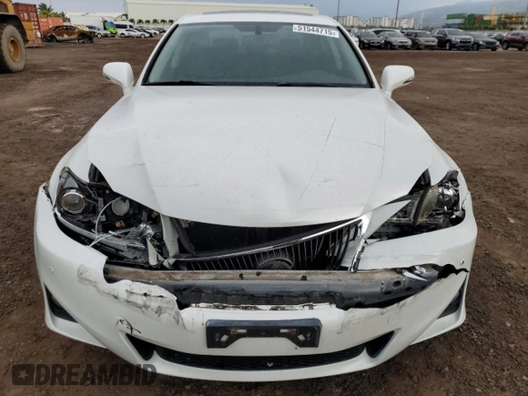 2011 Lexus IS 250 с VIN JTHBF5C21B5133811, выставлен на аукционе Copart как лот 51544715 с пробегом 101 985 миль миль и Списание • Salvage title. История ставок и продаж доступна на DreamBid. Изображение 5.