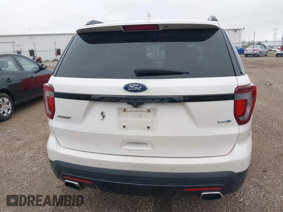 2017 Ford Explorer Sport with VIN 1FM5K8GT0HGC58953, listed as a IAAI auction lot 42079041 with 264,639 mi miles and . Bid and sale history available at carsss.com. Image 16.