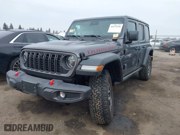2024 Jeep Wrangler Rubicon with VIN 1C4PJXFG1RW314131, listed as a IAAI auction lot 41472426 with Not provided miles and . Bid and sale history available at DreamBid. Image 17.