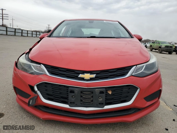 2017 Chevrolet Cruze LT with VIN 1G1BE5SM4H7105773, listed as a Copart auction lot 48922855 with 122,187 mi miles and Salvage Title. Bid and sale history available at carsss.com. Image 5.