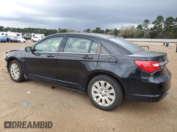 2012 Chrysler 200 LX with VIN 1C3CCBAB2CN295730, listed as a Copart auction lot 86413614 with 201,990 mi miles and Salvage Title. Bid and sale history available at DreamBid. Image 2.