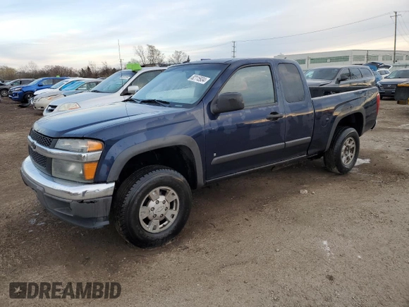 2008 Chevrolet Colorado LS with VIN 1GCDT199988168801, listed as a Copart auction lot 82115934 with 168,387 mi miles and Salvage Title. Bid and sale history available at carsss.com. Image 1.