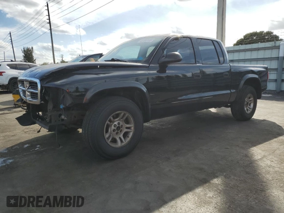 2004 Dodge Dakota Sport with VIN 1D7HL38K94S627992, listed as a Copart auction lot 45193165 with 189,811 mi miles and Salvage Title. Bid and sale history available at carsss.com. Image 1.