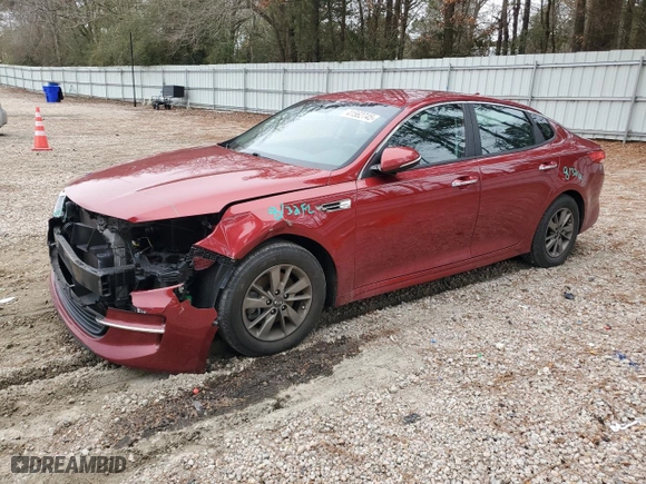 2017 Kia Optima LX 1.6T with VIN 5XXGT4L16HG148679, listed as a Copart auction lot 41562745 with 98,039 mi miles and Salvage Title. Bid and sale history available at carsss.com. Image 1.