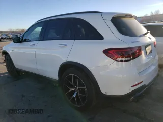 2021 Mercedes-Benz GLC with VIN W1N0G6EBXMF945798, listed as a Copart auction lot 88823235 with 34,317 mi miles and Salvage Title. Bid and sale history available at carsss.com. Image 2.