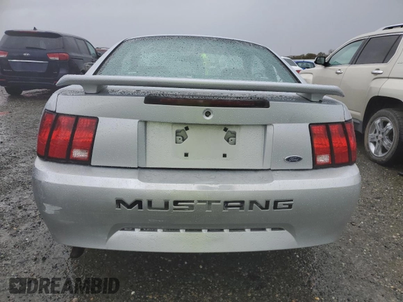 2002 Ford Mustang Standard with VIN 1FAFP40472F133621, listed as a Copart auction lot 43158735 with 0 mi miles and Clean Title. Bid and sale history available at carsss.com. Image 6.