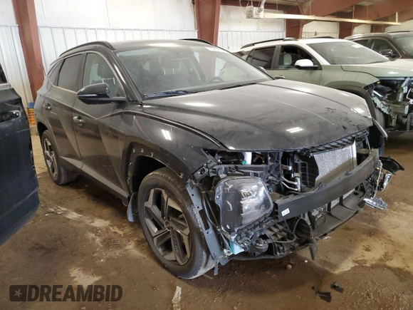 2024 Hyundai Tucson SEL z VIN 5NMJFCDE3RH378059, wystawiony jako Copart lot #54627725 z przebiegiem Nie podano mil oraz Szkoda całkowita • Salvage title. Historia ofert i sprzedaży dostępna na DreamBid. Obrazek 4.