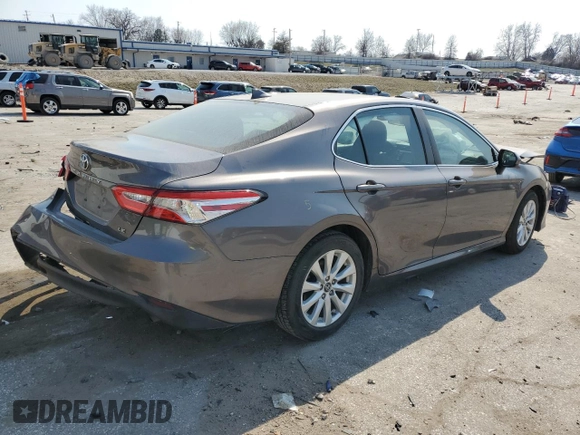 2019 Toyota Camry LE with VIN 4T1B11HK3KU787065, listed as a Copart auction lot 48638235 with 66,818 mi miles and Salvage Title. Bid and sale history available at carsss.com. Image 3.