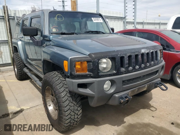 2007 Hummer H3 SUV with VIN 5GTDN13EX78207015, listed as a Copart auction lot 52459815 with 157,357 mi miles and Clean Title. Bid and sale history available at carsss.com. Image 4.