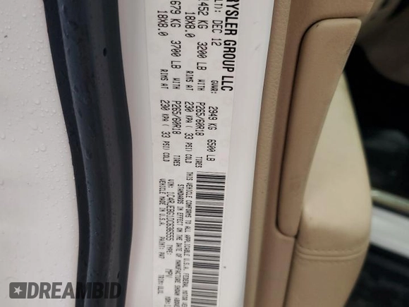 2013 Jeep Grand Cherokee Limited with VIN 1C4RJEBG1DC636555, listed as a Copart auction lot 45162925 with 0 mi miles and Salvage Title. Bid and sale history available at carsss.com. Image 15.