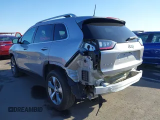 2019 Jeep Cherokee Limited with VIN 1C4PJMDN4KD178921, listed as a IAAI auction lot 41792423 with 81,616 mi miles and . Bid and sale history available at carsss.com. Image 3.