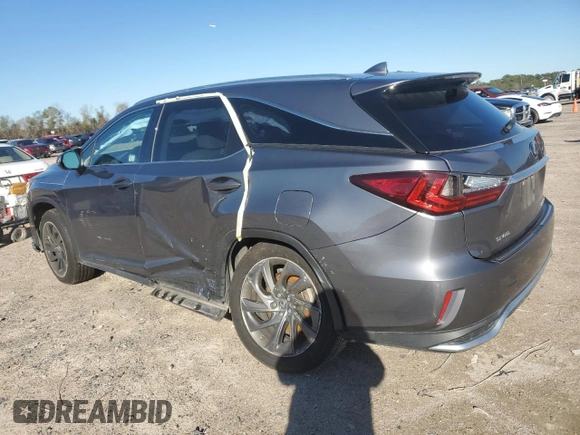 2019 Lexus RX with VIN JTJDZKCA4K2019825, listed as a Copart auction lot 41425285 with 61,368 mi miles and Salvage Title. Bid and sale history available at carsss.com. Image 2.