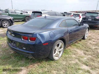 2012 Chevrolet Camaro 2LT with VIN 2G1FC1E36C9199200, listed as a IAAI auction lot 41928059 with 1 mi miles. Bid and sale history available at carsss.com. Image 4.