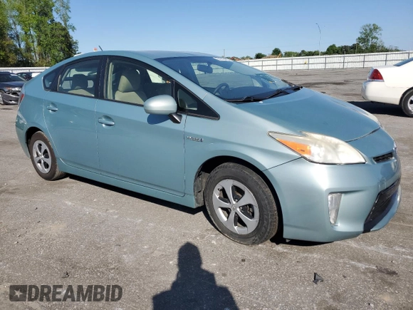 2012 Toyota Prius One with VIN JTDKN3DU3C1538215, listed as a Copart auction lot 51910425 with 81,409 mi miles and Salvage Title. Bid and sale history available at carsss.com. Image 4.