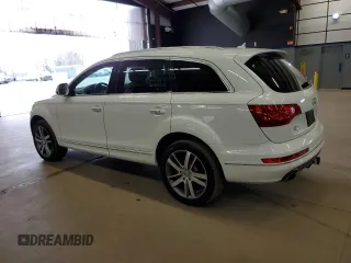 2015 Audi Q7 3.0T Premium Plus with VIN WA1LGAFE2FD002409, listed as a Copart auction lot 54202165 with 195,752 mi miles and Clean Title. Bid and sale history available at carsss.com. Image 2.