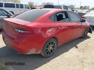 2013 Dodge Dart SXT with VIN 1C3CDFBA4DD103287, listed as a IAAI auction lot 41763711 with 138,187 mi miles. Bid and sale history available at carsss.com. Image 4.