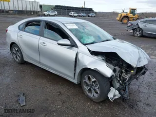 2019 Kia Forte LXS with VIN 3KPF24AD0KE131548, listed as a IAAI auction lot 41811241 with 51,664 mi miles. Bid and sale history available at carsss.com. Image 1.