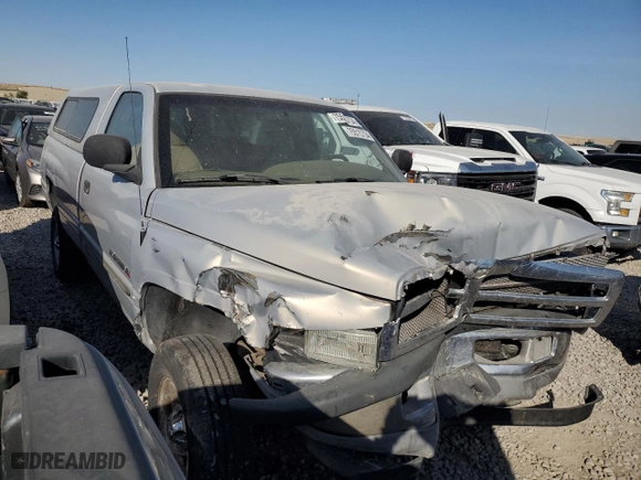 2001 Dodge Ram 1500 with VIN 1B7HF16Z21S707829, listed as a Copart auction lot 75515704 with 0 mi miles and Salvage Title. Bid and sale history available at carsss.com. Image 4.