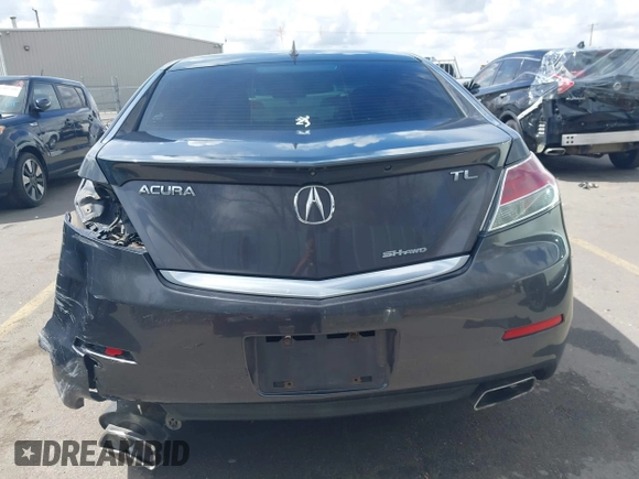 2012 Acura TL Tech Auto with VIN 19UUA9F54CA801889, listed as a IAAI auction lot 41939315 with 186,961 mi miles. Bid and sale history available at carsss.com. Image 16.
