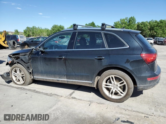 2016 Audi Q5 Premium Plus with VIN WA1CVAFP9GA049429, listed as a Copart auction lot 61677225 with 43,313 mi miles and Salvage title. Bid and sale history available at DreamBid. Image 2.