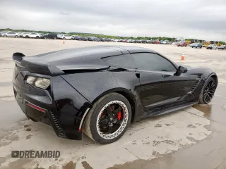 2019 Chevrolet Corvette Z06 2LZ with VIN 1G1YS2D65K5602382, listed as a Copart auction lot 51333025 with 52,787 mi miles and Salvage Title. Bid and sale history available at carsss.com. Image 3.