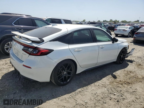 2023 Honda Civic Sport with VIN 19XFL2H83PE004438, listed as a Copart auction lot 54172415 with 15,938 mi miles and Salvage Title. Bid and sale history available at DreamBid. Image 3.