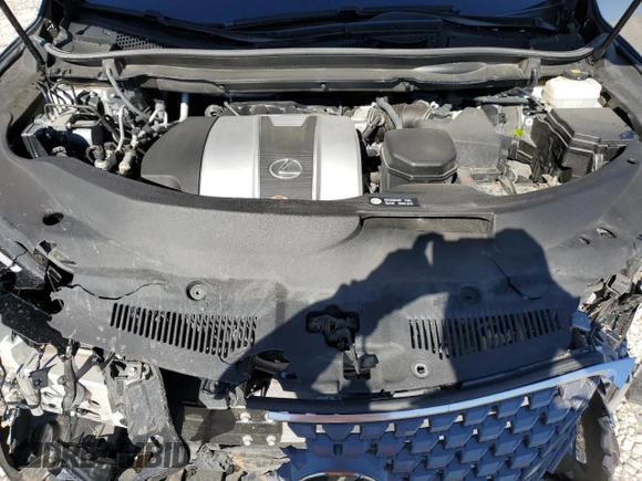 2022 Lexus RX 350 with VIN 2T2HZMDA2NC329679, listed as a Copart auction lot 42463005 with 36,914 mi miles and Salvage Title. Bid and sale history available at DreamBid. Image 12.