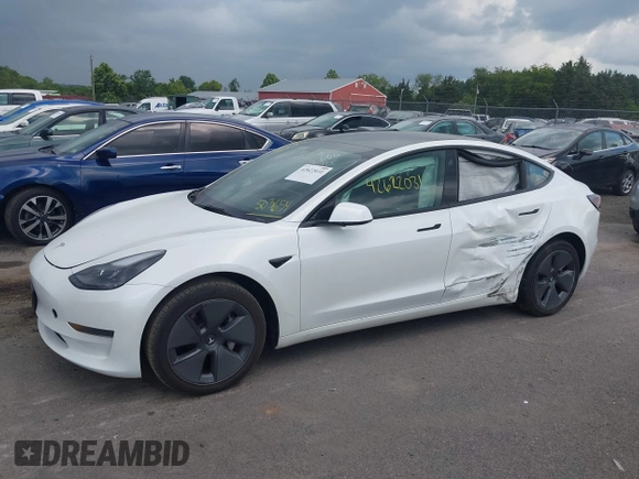 2023 Tesla Model 3 z VIN 5YJ3E1EA5PF503654, wystawiony jako IAAI lot #42622031 z przebiegiem 28 476 mil mil oraz . Historia ofert i sprzedaży dostępna na DreamBid. Obrazek 6.