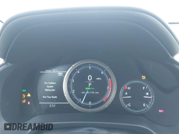2020 Lexus RX 350 F Sport Performance with VIN 2T2YZMDA0LC227469, listed as a IAAI auction lot 42514262 with 81,153 mi miles and . Bid and sale history available at DreamBid. Image 7.