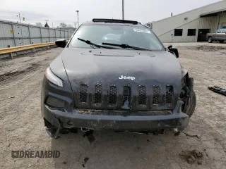 2014 Jeep Cherokee Limited with VIN 1C4PJMDS9EW210955, listed as a Copart auction lot 53263085 with 92,927 mi miles and Salvage Title. Bid and sale history available at DreamBid. Image 5.
