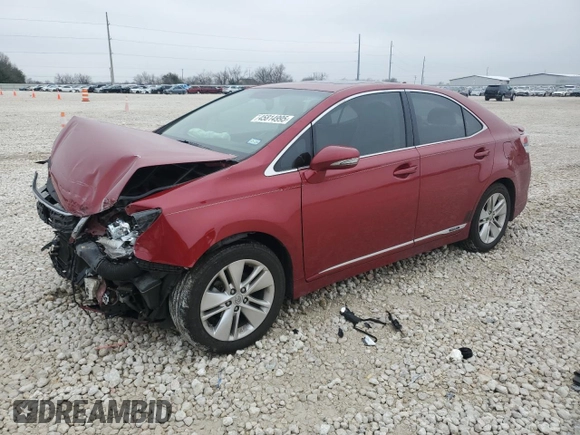 2011 Lexus HS 250h z VIN JTHBB1BA4B2047925, wystawiony jako Copart lot #45814995 z przebiegiem 162 886 mil mil oraz Szkoda całkowita • Salvage title. Historia ofert i sprzedaży dostępna na DreamBid. Obrazek 1.