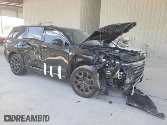 2024 Lexus TX 500h F Sport Premium with VIN 5TDABAB67RS003588, listed as a Copart auction lot 57474385 with Not provided miles and Salvage title. Bid and sale history available at DreamBid. Image 4.
