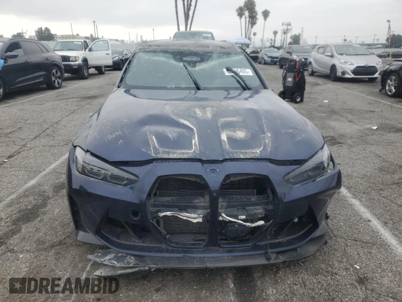 2022 BMW M3 Competition xDrive with VIN WBS43AY00NFM14007, listed as a Copart auction lot 62390405 with 20,668 mi miles and Salvage title. Bid and sale history available at DreamBid. Image 5.