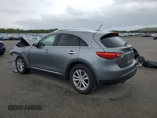 2017 Infiniti QX70 z VIN JN8CS1MW6HM414016, wystawiony jako Copart lot #57485265 z przebiegiem 102 017 mil mil oraz Szkoda całkowita • Salvage title. Historia ofert i sprzedaży dostępna na DreamBid. Obrazek 2.