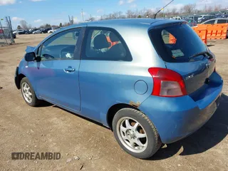 2008 Toyota Yaris with VIN JTDJT923085211222, listed as a IAAI auction lot 41866077 with 198,933 mi miles. Bid and sale history available at carsss.com. Image 3.