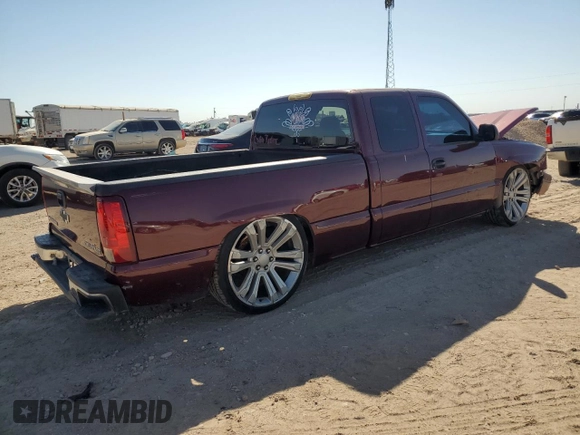 2003 Chevrolet Silverado 1500 with VIN 2GCEC19V431364982, listed as a Copart auction lot 74125874 with 201,183 mi miles and Salvage Title. Bid and sale history available at carsss.com. Image 3.