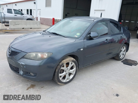 2009 Mazda Mazda3 i Touring Value with VIN JM1BK32F691204055, listed as a IAAI auction lot 42152273 with 252,960 mi miles. Bid and sale history available at carsss.com. Image 2.