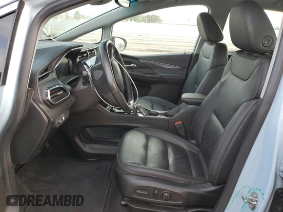 2023 Chevrolet Bolt EV 2LT with VIN 1G1FX6S04P4122510, listed as a Copart auction lot 60584705 with 12,291 mi miles and Salvage title. Bid and sale history available at DreamBid. Image 7.