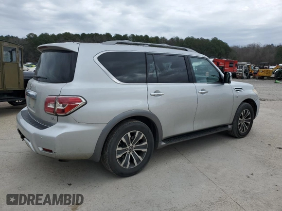 2017 Nissan Armada SL with VIN JN8AY2ND6H9007843, listed as a Copart auction lot 45537635 with 145,579 mi miles and Clean Title. Bid and sale history available at carsss.com. Image 3.